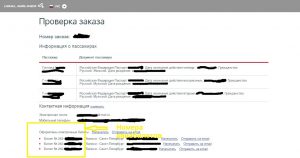 уральские авиалинии как проверить электронный билет