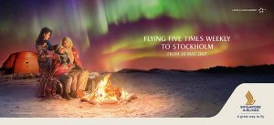 Новый рейс Сингапурских авиалиний Москва - Стокгольм